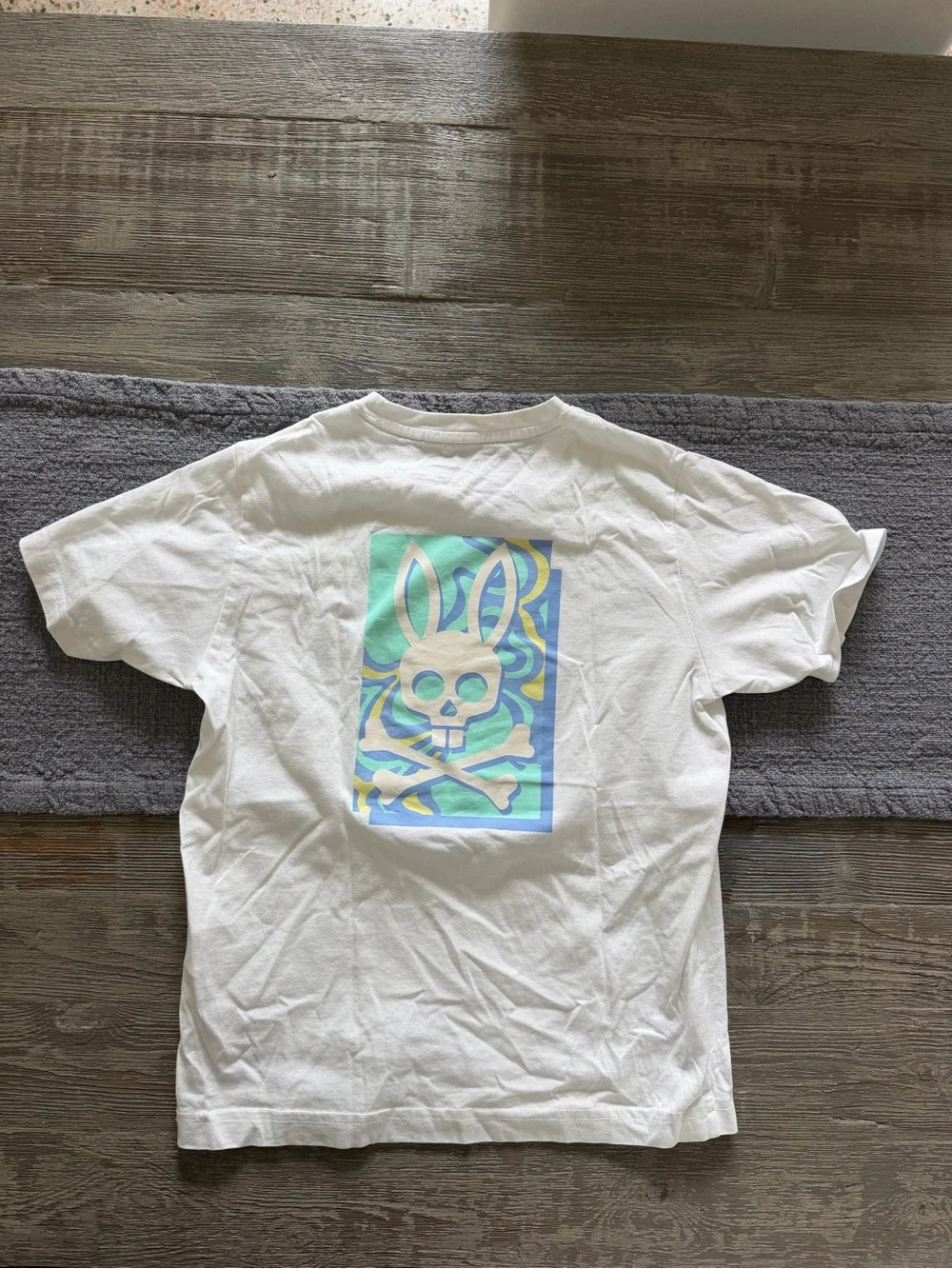 Psycho Bunny Boys’ Swim Trunks & Graphic Tee, and Columbia Rash Guard
